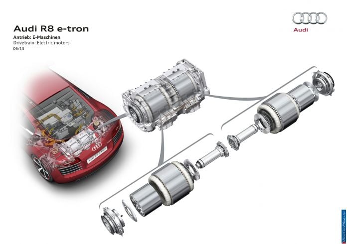 2013 Audi R8 e-tron Concept - фотография 52 из 57
