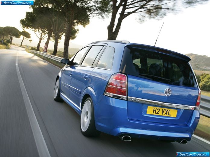 2005 Vauxhall Zafira Vxr - фотография 13 из 28