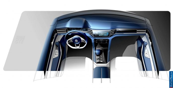 2015 Volkswagen Cross Coupe GTE Concept - фотография 36 из 43